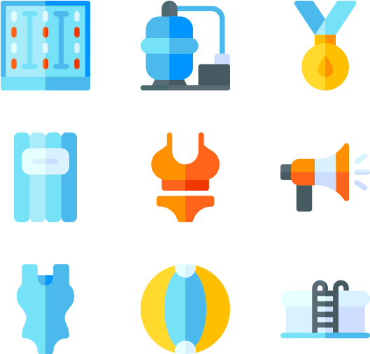 Swimming Pool Clipart (600x564), Png Download