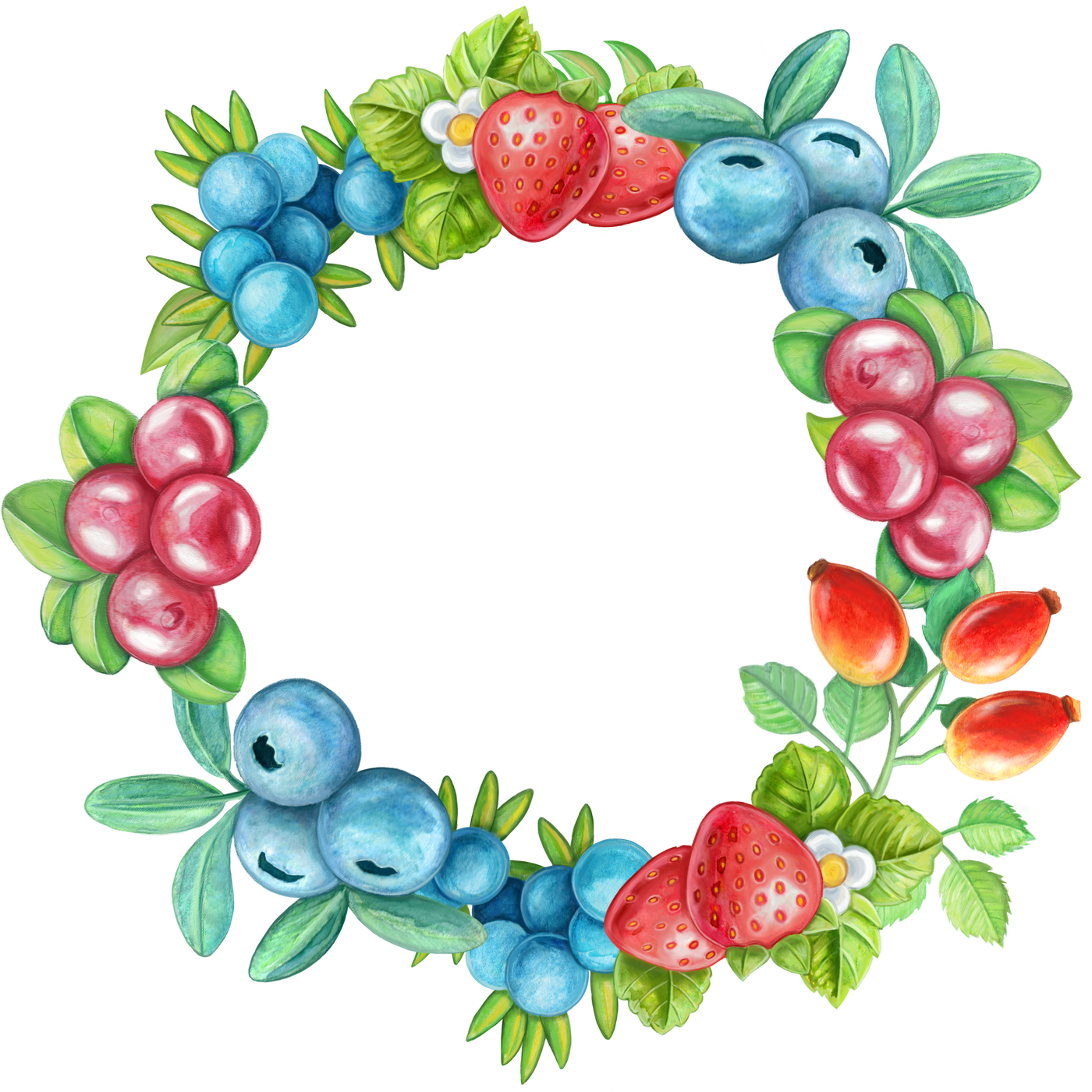 And Leaves By Clipart (1400x1400), Png Download