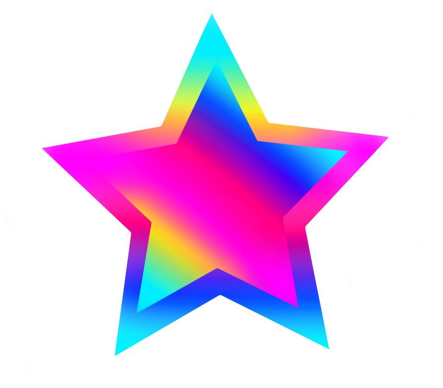 Download Freetoedit Stars Star Rainbow Png Colors Green Rainbow Colorful Stars Png Clipart 4871133 Pinclipart