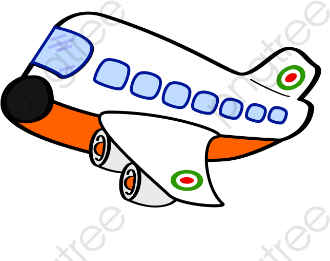 Paper Airplane Clipart Small - Airplane Clipart Black And White Png Transparent Png (800x582), Png Download