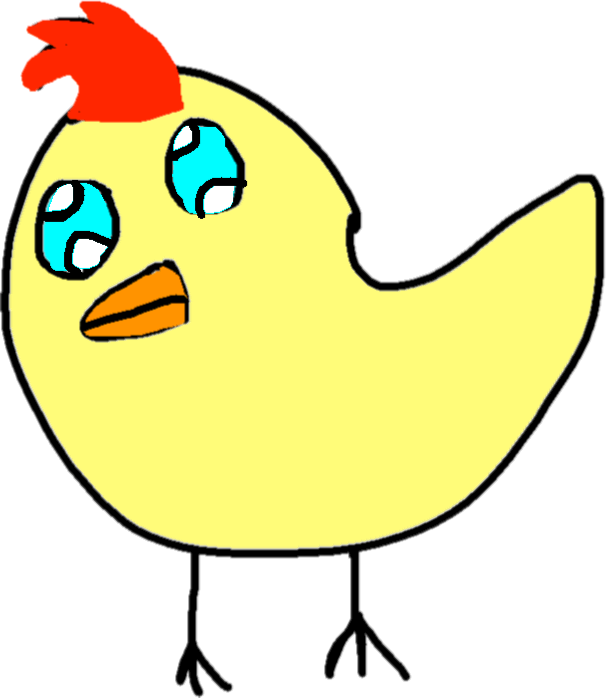 Chicken Png Cartoon - Chicken Clipart (606x698), Png Download