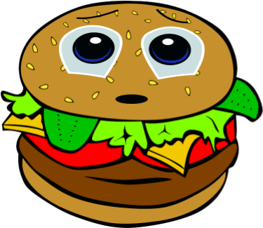 There Was A Lonely Cheeseburger Named Clarence - Bbq Food Clipart - Png Download (720x540), Png Download