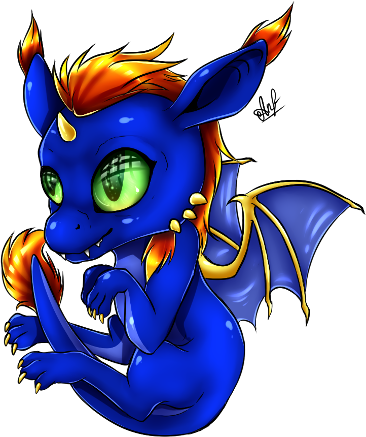 Dragon [gift For My Mum On B-day] - Cartoon Clipart (722x860), Png Download
