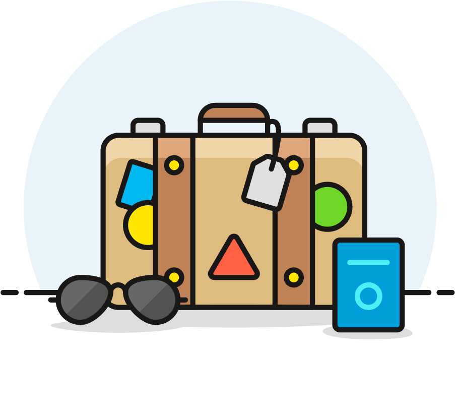 16 Travel Case Clipart (1025x1148), Png Download