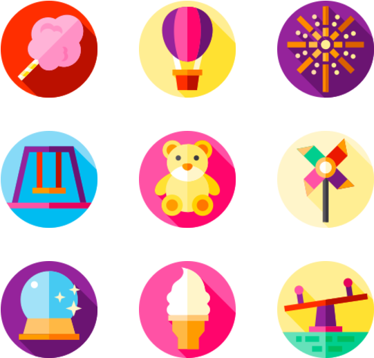 Amusement Park Clipart (600x564), Png Download