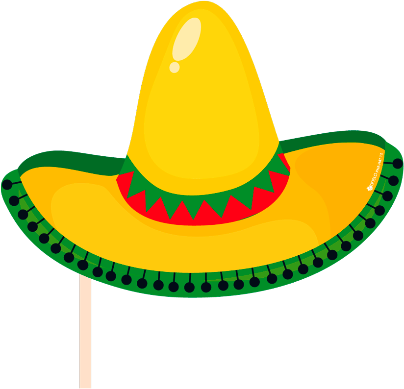 Party Hats Png - Photocall Sombreros Clipart (824x794), Png Download