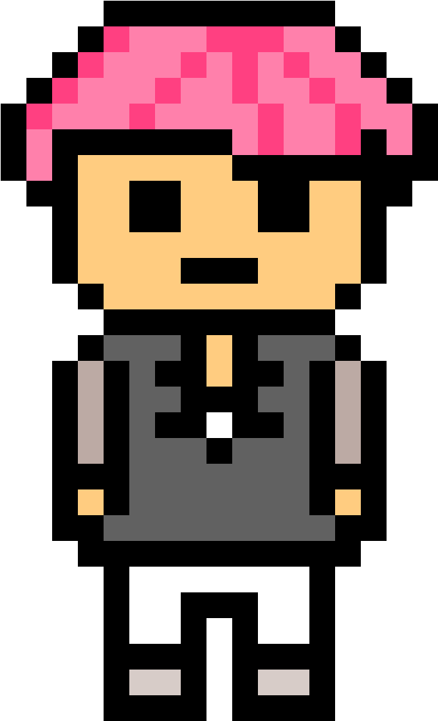 Shsl Ballet Dancer Fanganronpa Sprite - Fortnite Default Pixel Art Clipart (1184x1184), Png Download