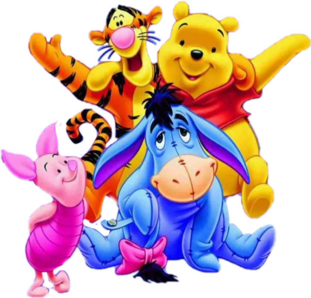 #pooh #bear #poohbear #poohandfriends #winnie #winniethepooh - Winnie The Phoo And Friends Clipart (1024x966), Png Download