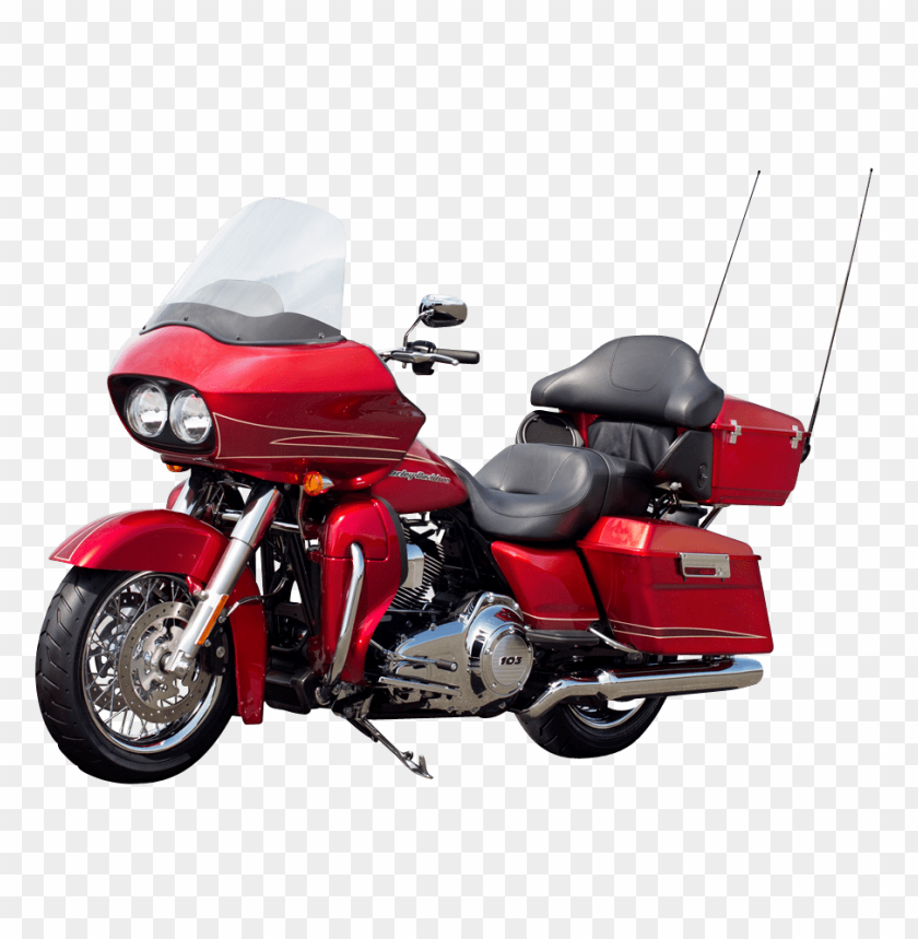 Download Harley Davidson Red Motorcycle Bike Png Images - 2013 Road Glide Ultra Clipart (840x859), Png Download