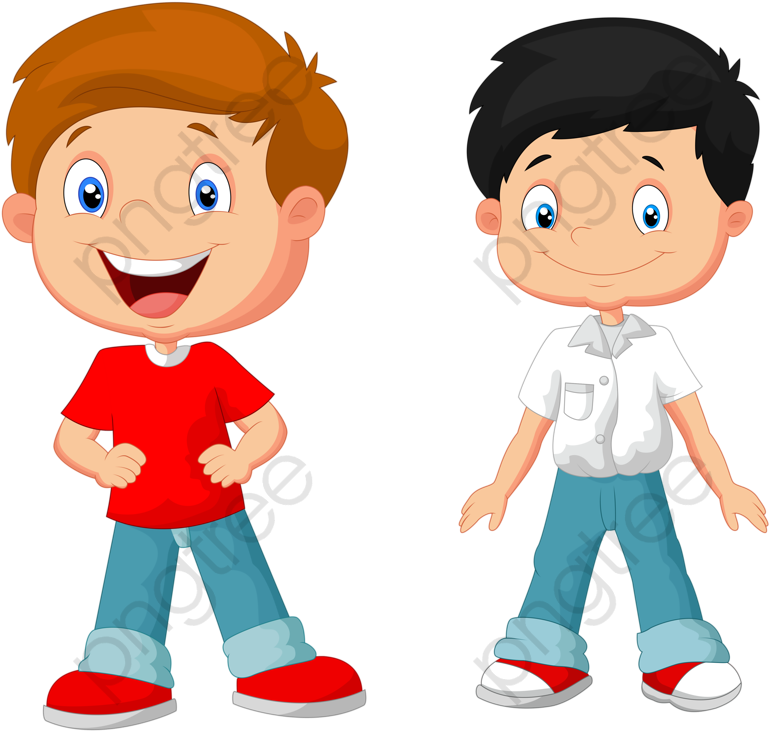 Boy Clipart Cartoon - Criança Cartoon - Png Download (800x773), Png Download