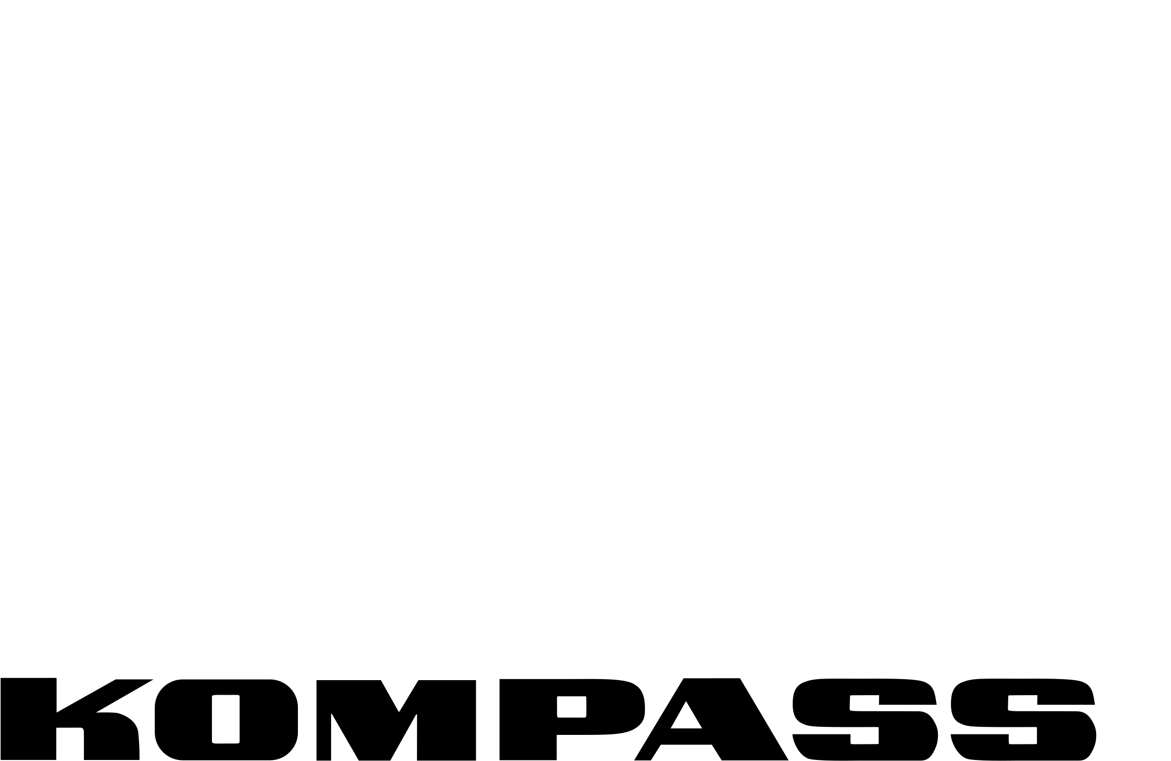 Kompass Logo Black And White - Myget Clipart (2400x2400), Png Download