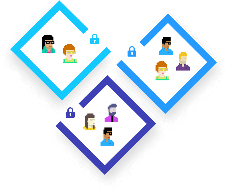 Immuta Projects Are Walled Gardens For Teamwork, Protected - Hazard Warning Label Flammable Clipart (882x740), Png Download