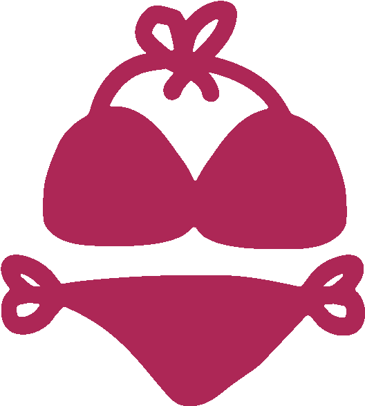 Maillots De Bain - Bikini Symbol Clipart (700x700), Png Download