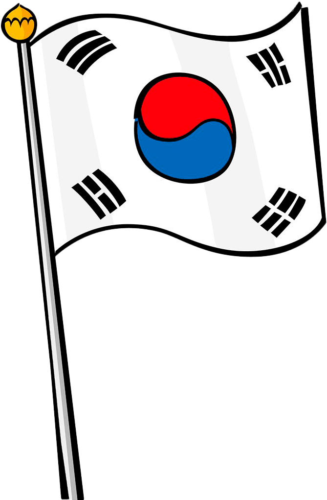 Korea Flag Icon - Taekwondo Official Olympic Sport Clipart (766x1072), Png Download