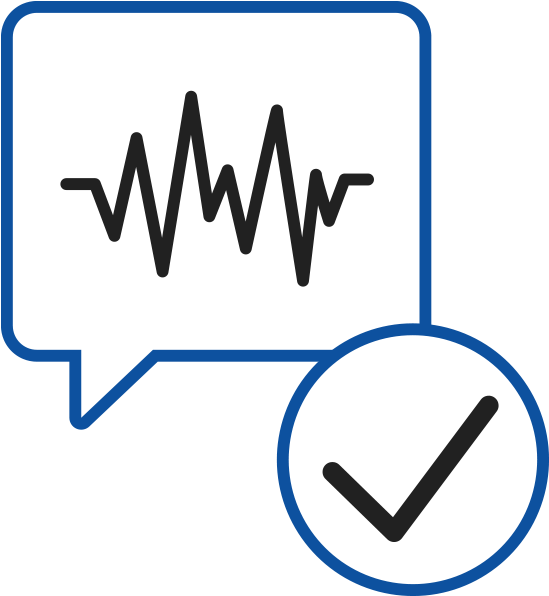 Icon Fraud Voice Biometric Registration - Sign Clipart (549x596), Png Download