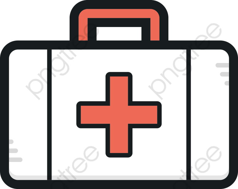 Cartoon First Aid Kit Kit Clipart - Cartoon First Aid Box - Png Download (776x615), Png Download