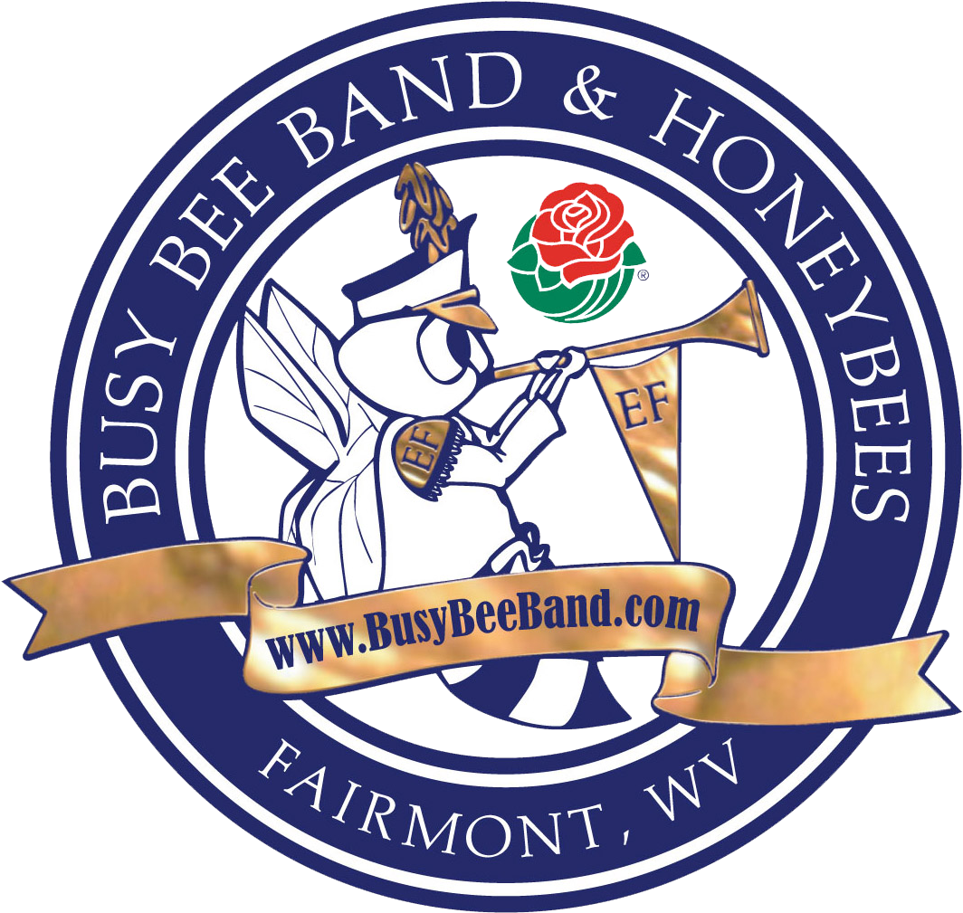 Busy Bee Band And Honeybees Logo Clipart (1153x1053), Png Download