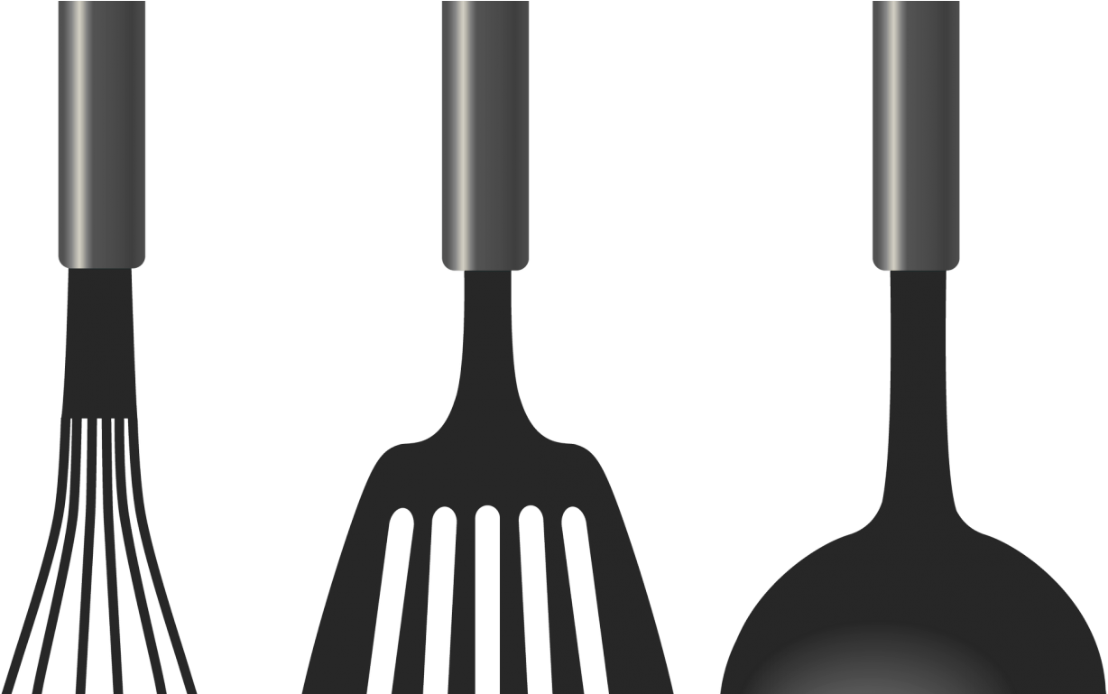 Clipart Wallpaper Blink - Utensils Kitchen Clipart Png Transparent Png (1366x768), Png Download