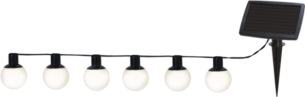 Solar Light Chain Globus - Shelf Clipart (600x600), Png Download