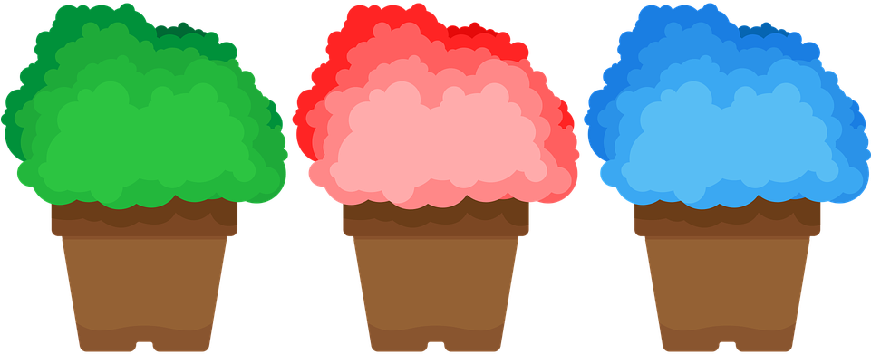 Potted Plant Flowerpot Skandia Memory Moss Abstract - Ice Cream Clipart (961x391), Png Download