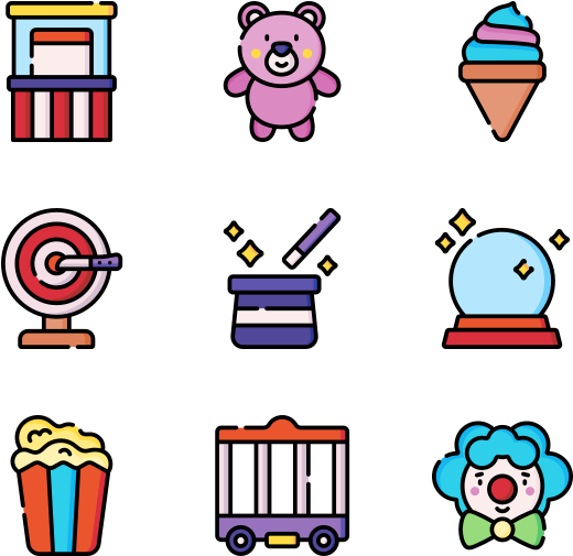 Amusement Park Clipart (600x564), Png Download