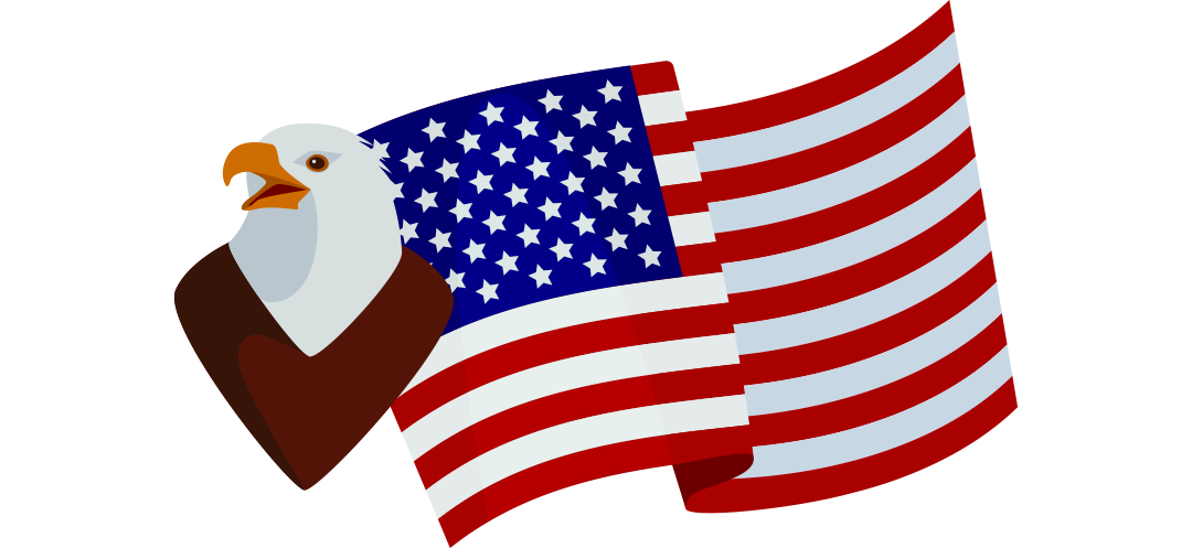 American Expansion - Usa Flag Png Wave Clipart (1080x497), Png Download