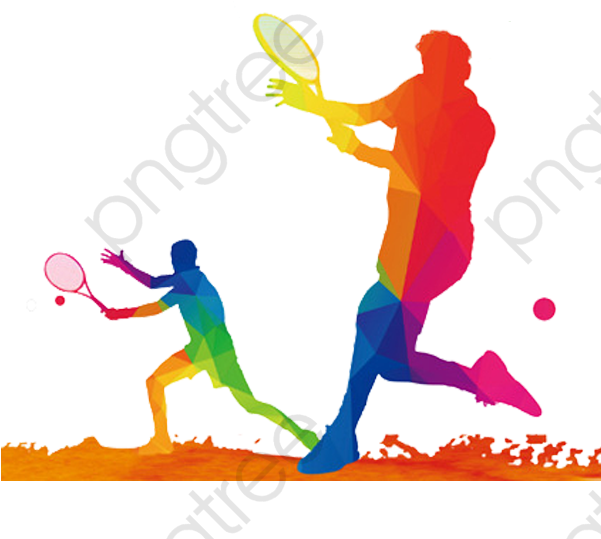 Tennis Ball Clipart Cartoon - Sport Day Pic Transparent - Png Download (600x600), Png Download