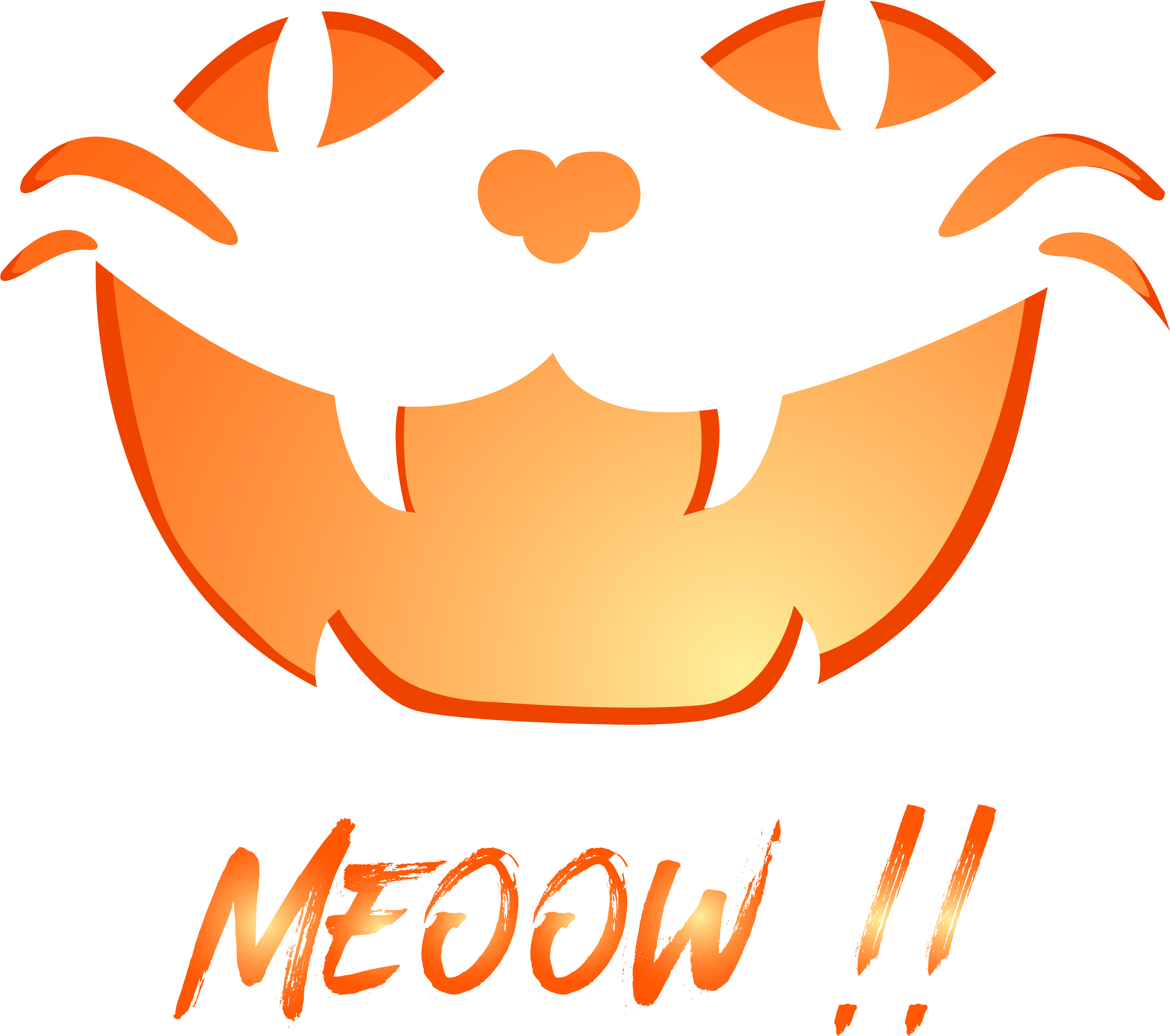 Meow , Png Download Clipart (4476x3963), Png Download