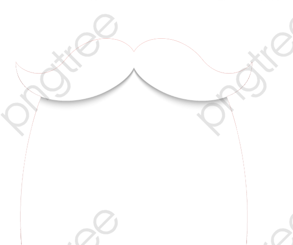 Mustache Clip Art Santa - Santa Claus - Png Download (680x547), Png Download