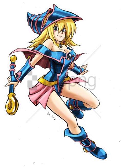 Black Magician Png - Dark Magician Girl Jump Force Clipart (480x648), Png Download