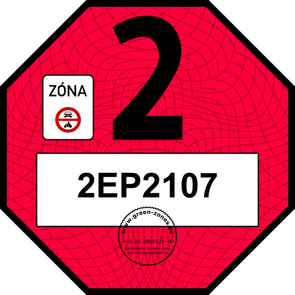 Czech Republic - Emisni Plaketa - Sign Clipart (600x600), Png Download