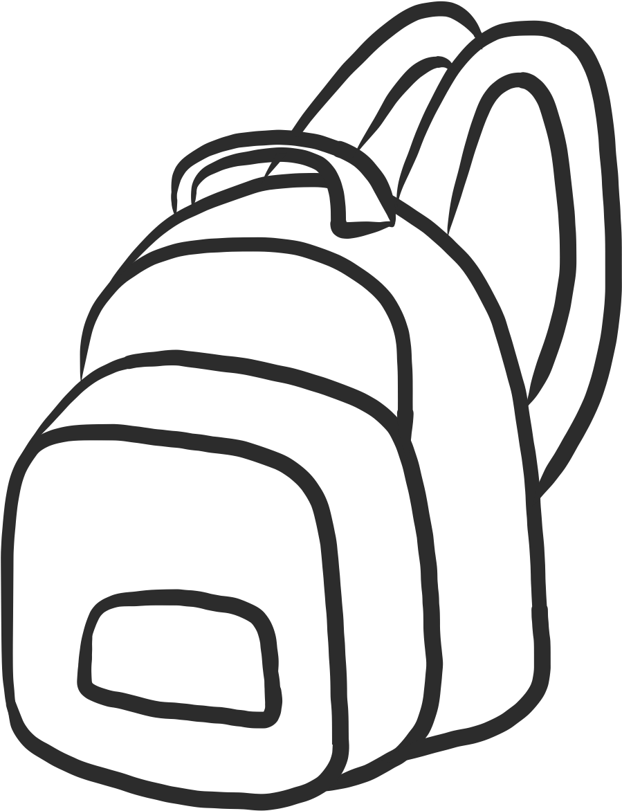 Przybory Szkolne - Sketch Clipart (1500x1500), Png Download