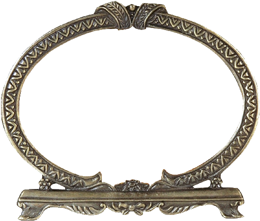 Free Png Vintage Frame - Gold Circle Frame Clipart (800x800), Png Download