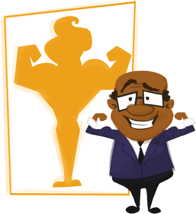 Well, I Could Use Some Strengthening In How I Teach - Cartoon Clipart (1280x720), Png Download