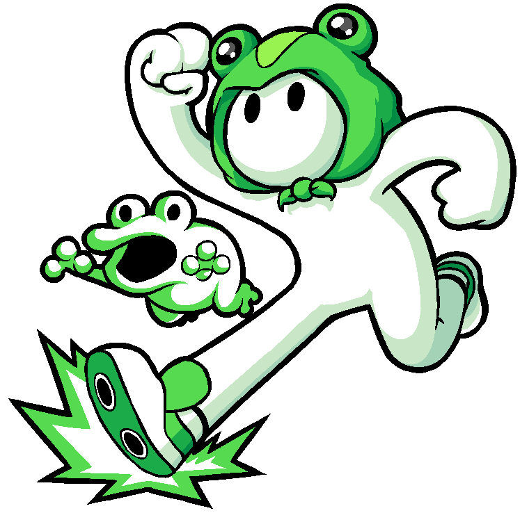 Indie Pogo ~ Now On Steam - Cartoon Clipart (747x738), Png Download