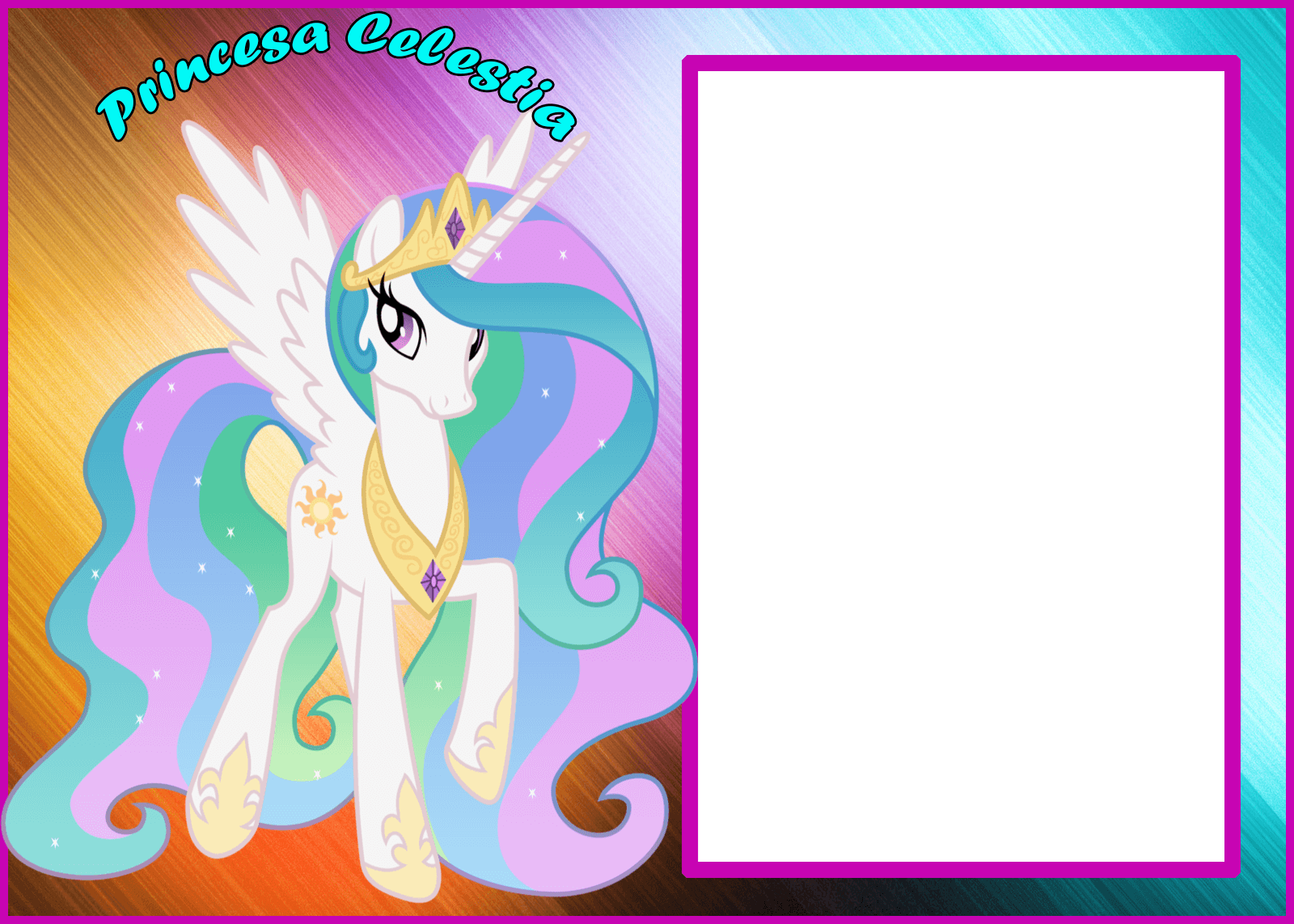 Marcos Para Fotos - My Little Pony Gender Swap Clipart (1600x1143), Png Download