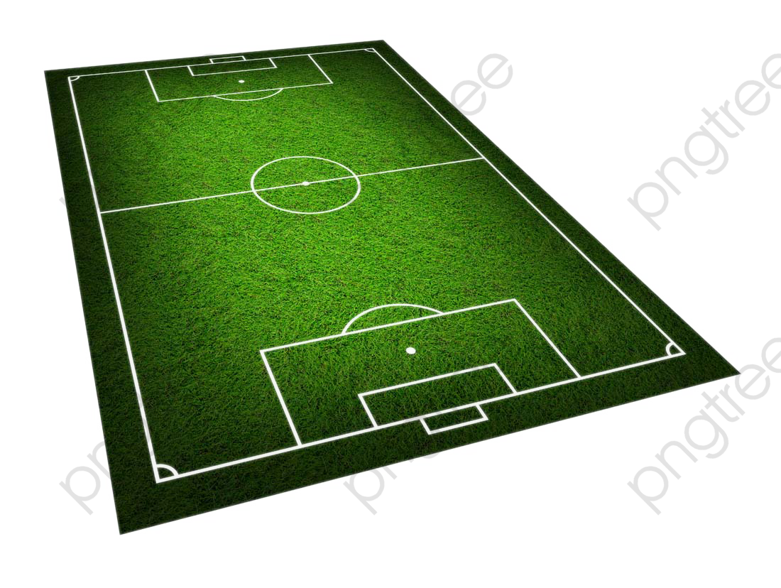 Clipart Green Background - Campo De Fútbol Png Transparent Png (1100x828), Png Download