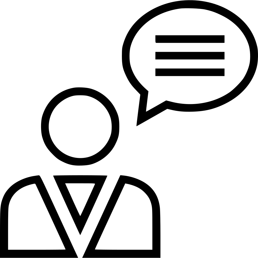 Conversation Bubble Talk Chat User Profile Comments - Portable Network Graphics Clipart (980x982), Png Download