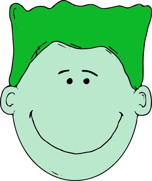 Boy Face Clip Art N29 - Red Hair Cartoon Guy - Png Download (600x714), Png Download