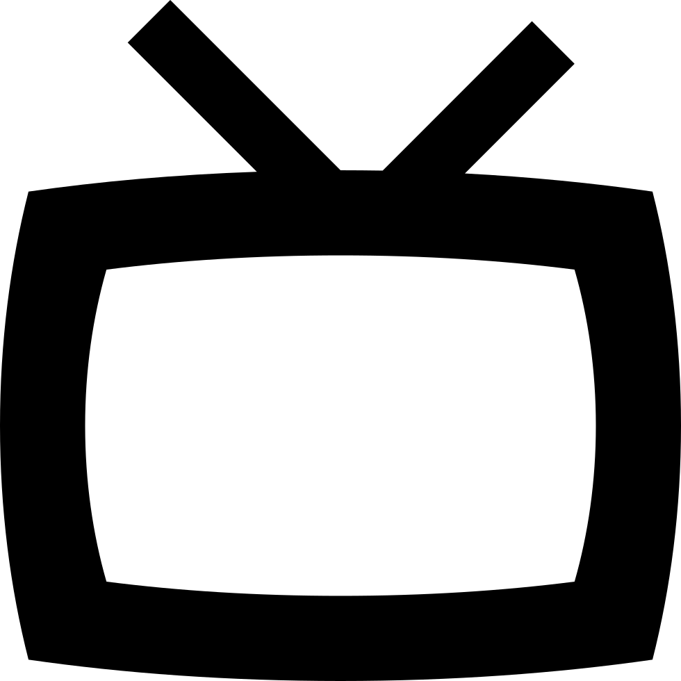 Tv - Tv Ícone Clipart (980x980), Png Download