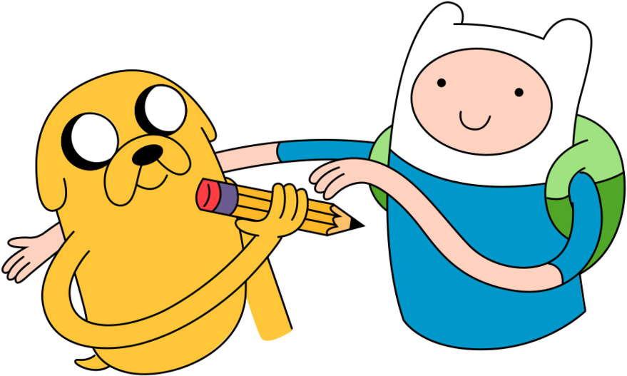 Board9 Copy - Adventure Time Draw In The Cartoon Clipart (1000x595), Png Download