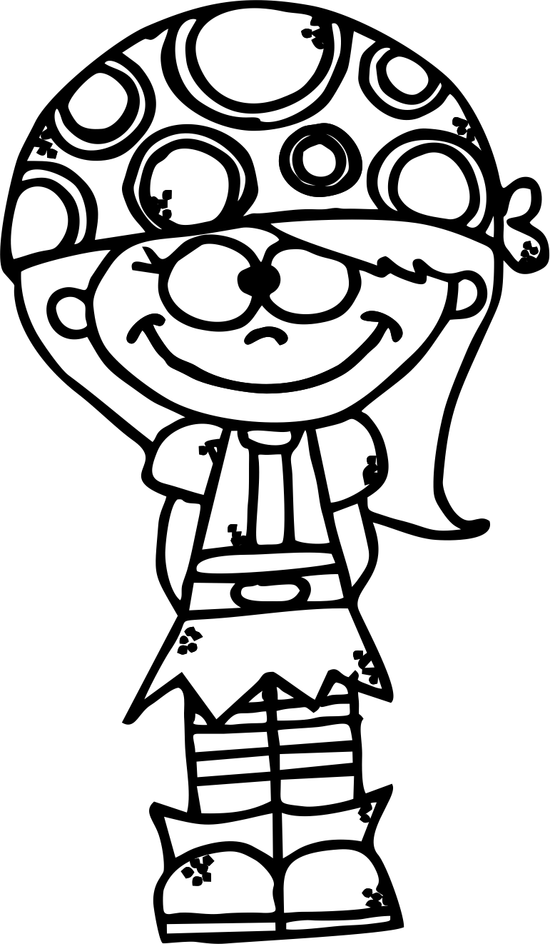 Cute Kids Clipart Freebie Arts Visuels, A Imprimer, - Coloring Book - Png Download (771x1322), Png Download