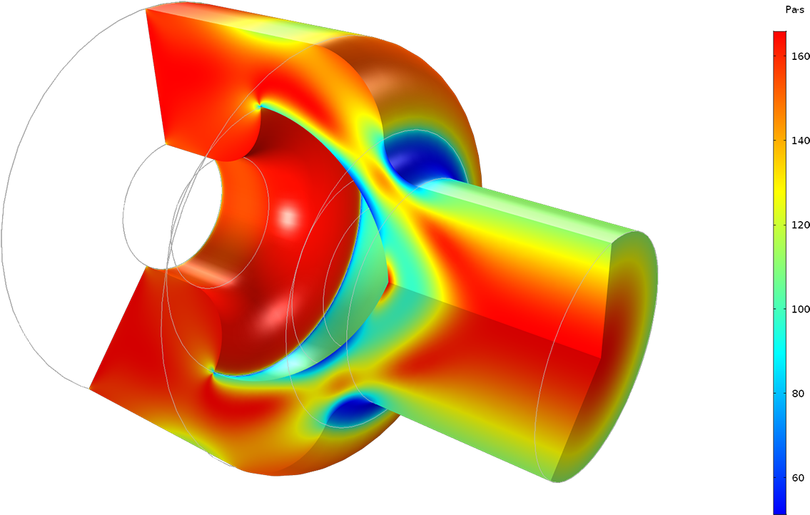 A Model Of A Polystyrene Solution Injected Through - Computational Fluid Dynamics Clipart (1400x788), Png Download