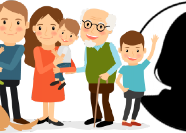 Pilot Clipart Extended Family Member - Big Family Icon Png Transparent Png (640x480), Png Download