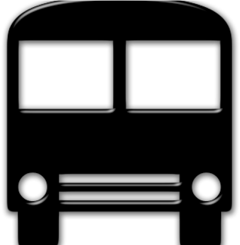 Bus Clipart Silhouette - Bus Stop For Coloring - Png Download (640x480), Png Download