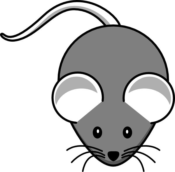 Black Mouse Clip Art - Png Download (600x591), Png Download