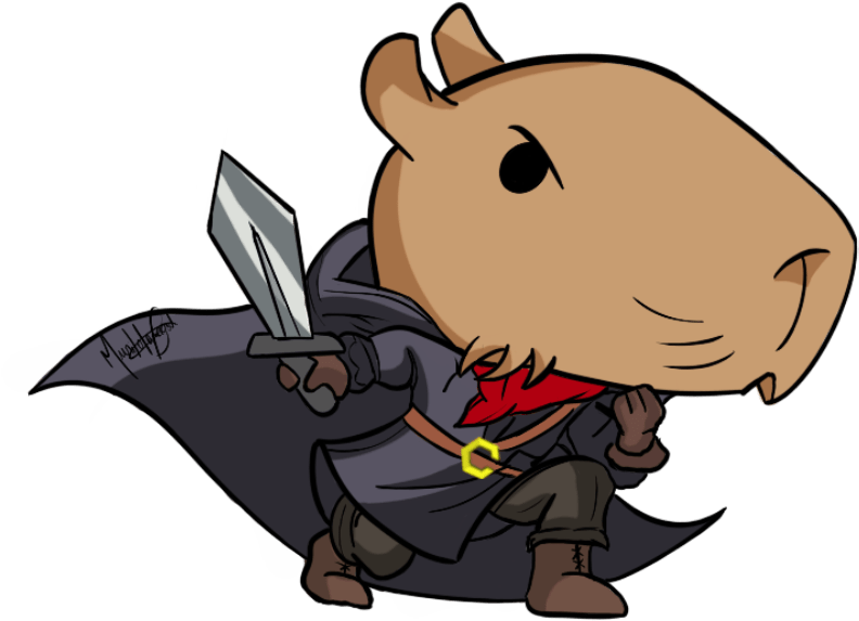 Png Black And White Library Imaginaremos Jogando Com - Capivara Png Clipart (900x817), Png Download