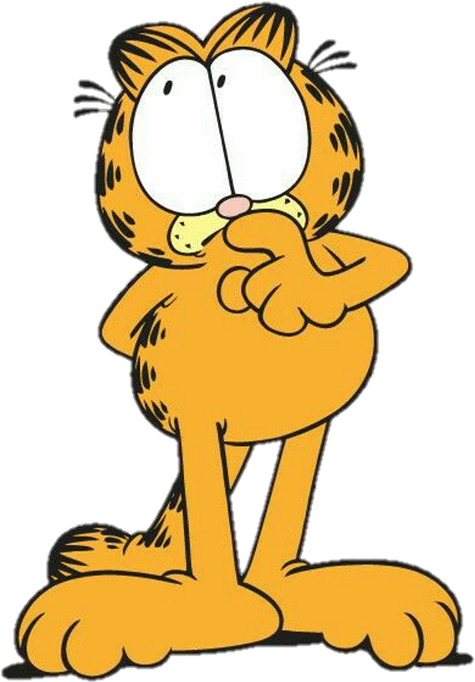 Garfield Kawaii Clipart (1024x1024), Png Download