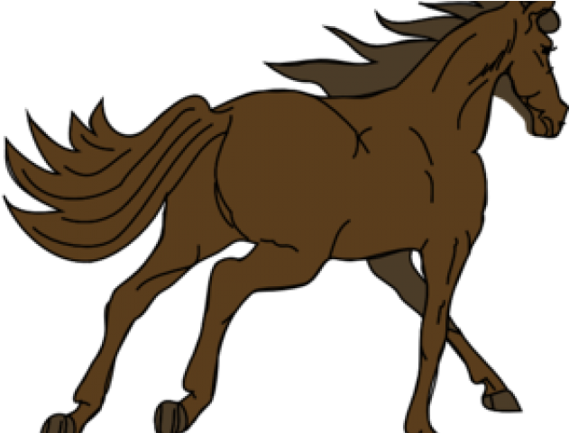 Horse Clipart Light Brown - Running Horse Gif Png Transparent Png (640x480), Png Download