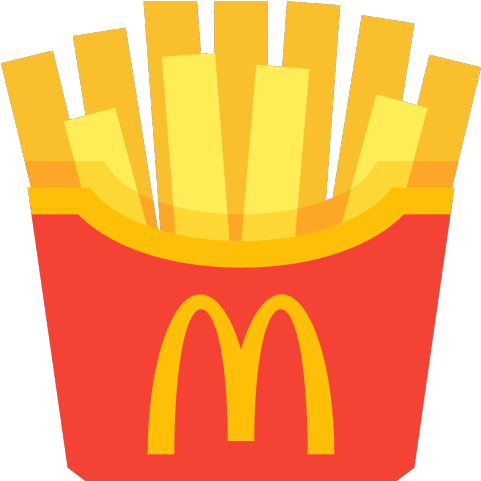 Mcdonalds Clipart Fries - Mcdonalds French Fries Vector - Png Download (640x480), Png Download